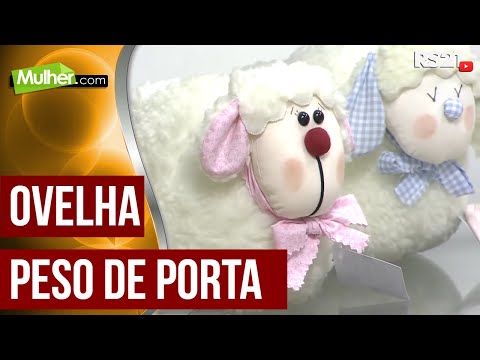 Mulher.com 26/06/2013 Maria Cecilia - Ovelha peso de porta 1/2