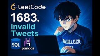 YouTube video 'LeetCode 1683 Invalid Tweets | SQL & Pandas Solution Explained Clearly (Beginner Friendly)"'