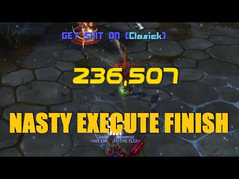 Bajheera - NASTY 236K Execute vs RMP (Shamanssdsjr Hits 2400!) - WoW 6.2 Warrior PvP
