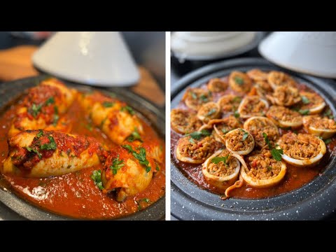Délicieuse recette de calamar 🦑 farci