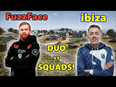 FaZe FuzzFace & Team Liquid ibiza - DUO vs SQUADS! - MK14 + K2 - PUBG