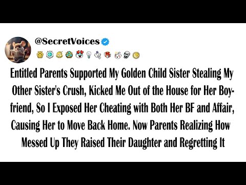 Entitled Parents Supported My Golden Child Sister Stealing My Other Sister's Crush, Kicked Me Ou...