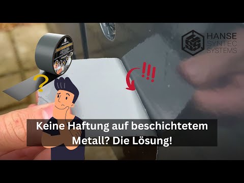 Dach Reparaturband MicroSealant® - Fehlende Haftung bei beschichteten Metallen? Die Lösung!