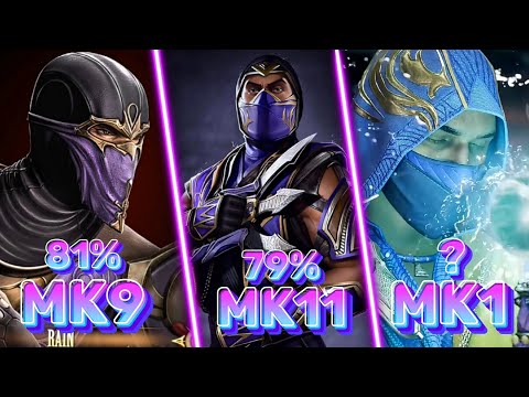 Rain MK9 vs MK11 vs MK1 | Rain Combos