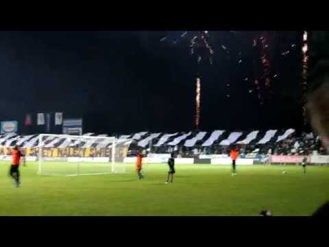 SANDECJA NOWY SĄCZ - Polonia Bytom 2:3 (13 sierpnia 2011) - oprawa Sandecji