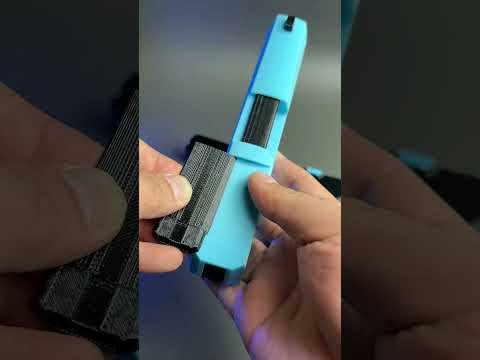 3D Printed E18 toy pistol #3dprintable #satisfying