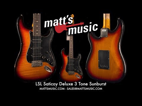 Matt's Music - LSL Saticoy Deluxe 3 Tone Burst Guitar - Chris Bryant
