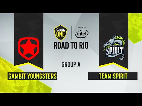 CS:GO - Gambit Youngsters vs. Team Spirit [Dust2] Map 2 - ESL One: Road to Rio - Group A - CIS