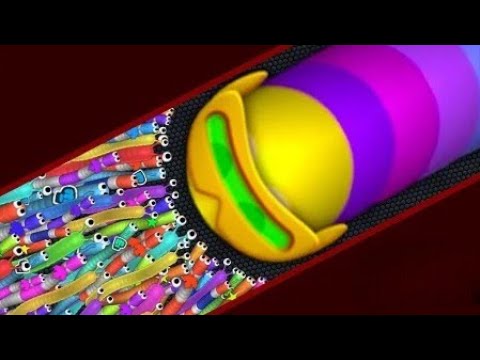 Slither.io A.I Tiny Invansion Snake Vs Giant Monster Snakes Mr Peaq Slitherio good game
