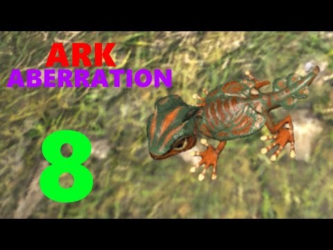 [8] Basilisk Tame Attempt + Baby Glowtail! (Ark Aberration)