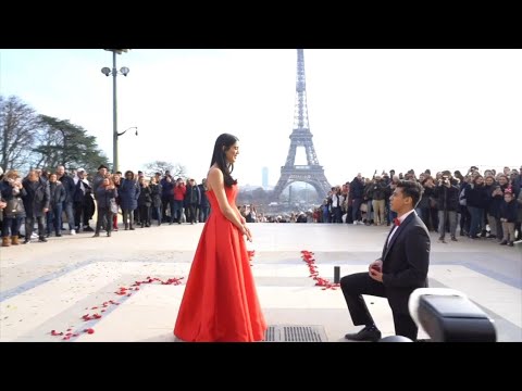 Sweetest Flash Mob Proposal in Paris!