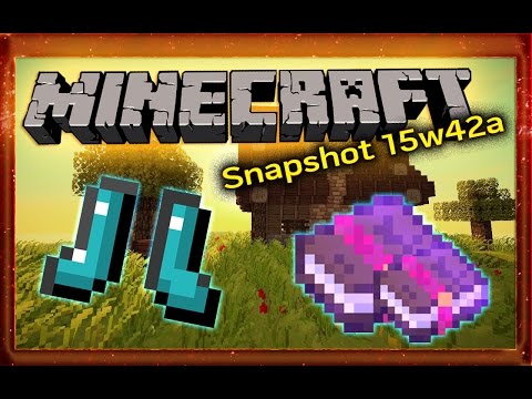 Minecraft Snapshot :: 15w42a 2 New Enchantments and Improved repairing.