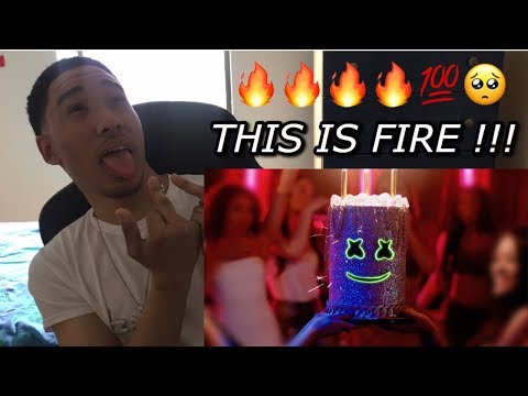 Marshmello - Light It Up ft. Tyga & Chris Brown (Official Music Video) REACTION!!!!!