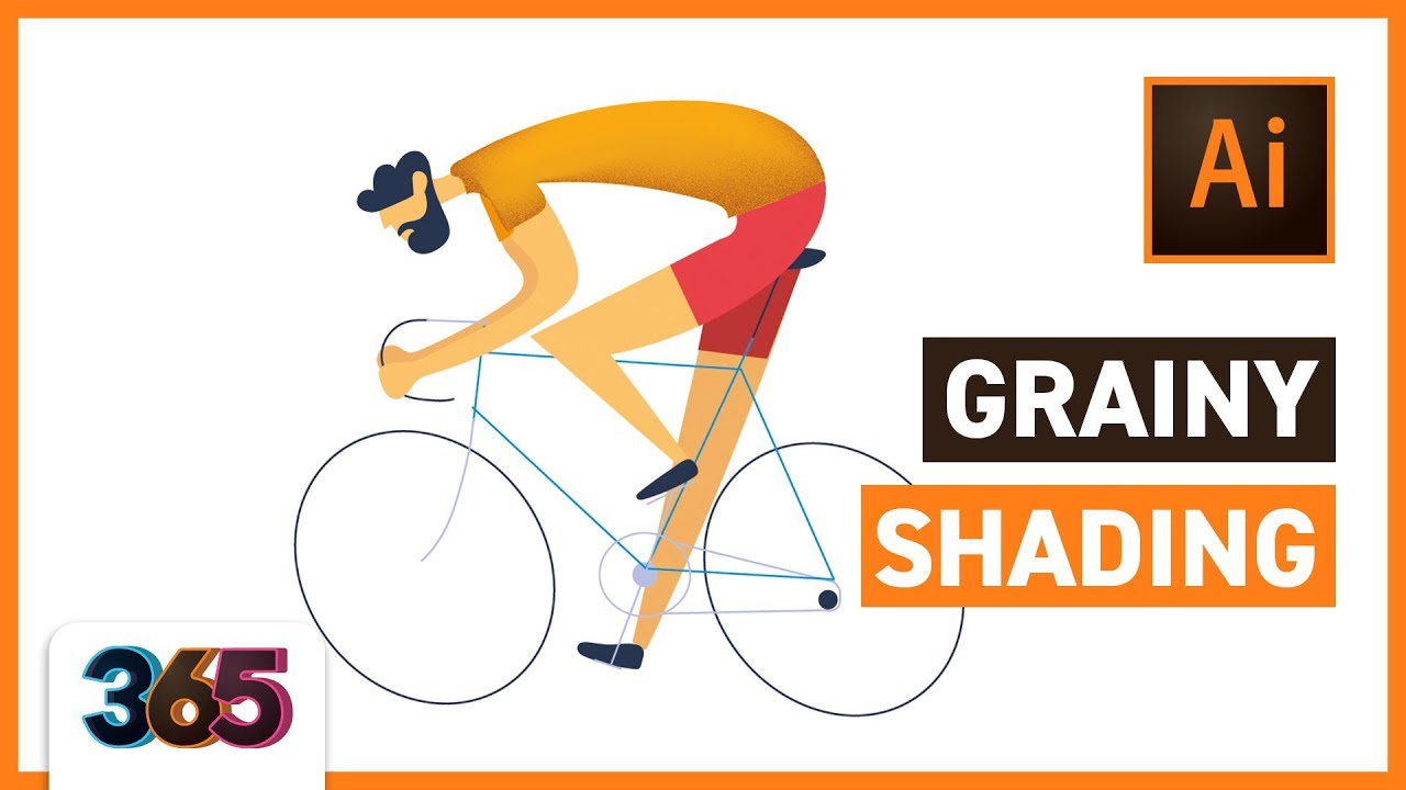 Grainy Shading | Illustrator CC Tutorial #295/365
