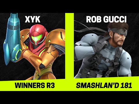 SmashLAN'd 181 Winners R3 - XYK vs Rob Gucci - SSBU Smash Ultimate Tournament