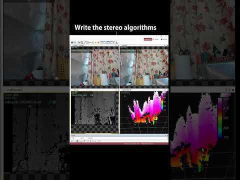 Build Dual Lens WebCam With Left Right Eyes Into Stereo 3D Camera Using Zebra Aurora Vision Studio