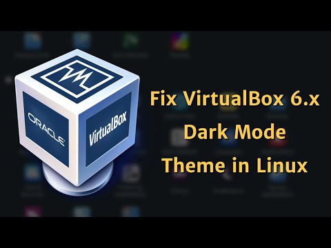 VirtualBox 6.0 dark theme fix in Linux