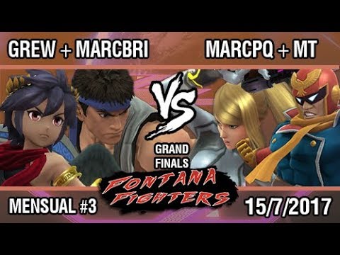 [FONTANA FIGHTERS #3] Greward + Marcbri vs marcpq + MT SSB4 Grand Finals