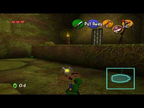 Zelda Ocarina of Time HD 100% Walkthrough - Part 2 - Deku Tree | Slingshot