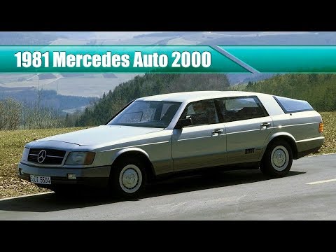 Thumbnail for Amazing But Forgotten Concept Cars: 1981 Mercedes Auto 2000 by Concept car, Car