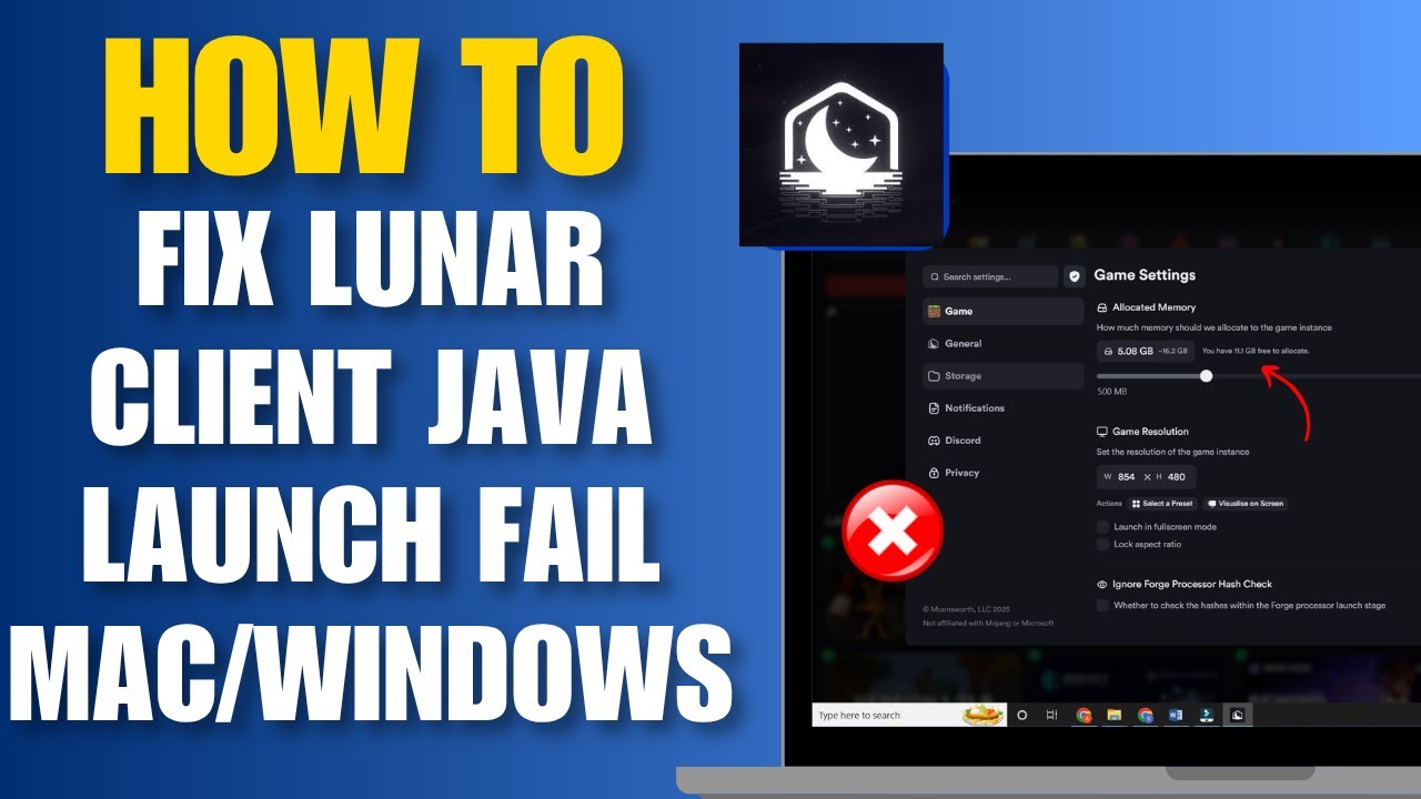 How To Fix Lunar Client Java Launch Fail Mac/Windows (New Easy Methods)