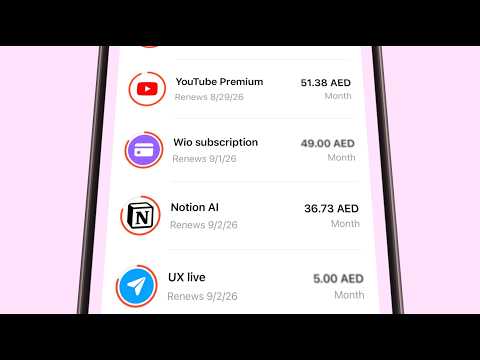 All Your Recurring Expenses in One Place