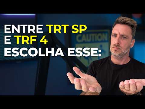 CONCURSO TRT SP E TRF 4: QUAL O MELHOR? | DÁ PARA CONCILIAR? | QUAL CHAMA MAIS? | COMO ESTUDAR?