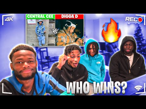 AMERICANS REACT TO CENTRAL CEE VS DIGGA D! **WHO'S BETTER?**