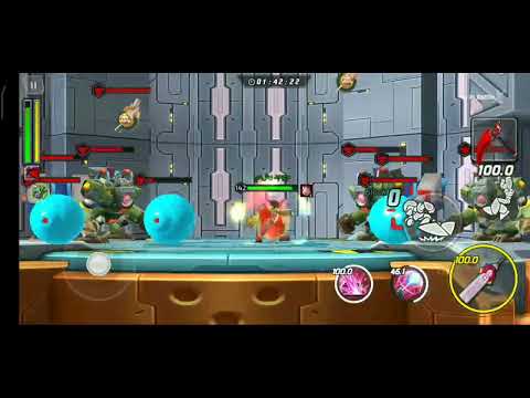 Rockman X DiVE-Jakob orbital elevator, floor 34 challenge mode using Omega with full DNA