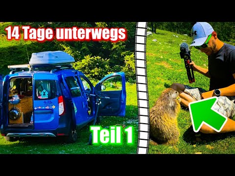 🤩ENDLICH WIEDER CAMPEN mit dem DACIA MINICAMPER  [F.1] Unterwegs in den ALPEN
