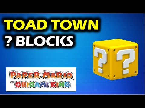 Toad Town: All ?-Block Locations | Paper Mario The Origami King