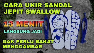 Download lagu THE SUREFIRE WAY TO MAKE CARVED DORAEMON SANDALS | TOO EASY mp3