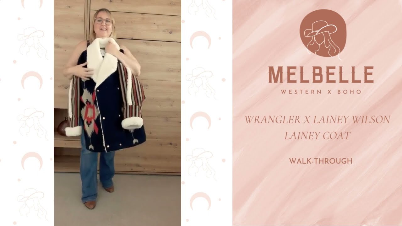 Melbelle Western | Wrangler x Lainey Wilson Lainey Coat Try On