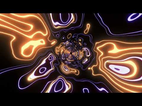 "😍Transforme Sua Smart TV em Arte! Protetor de Tela Loop Abstrato Roxo Laranja Hipnotizante!🎬🎶"