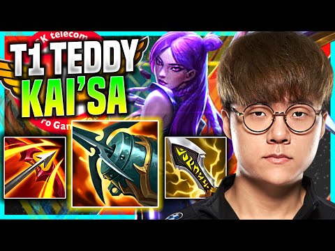 TEDDY TRIES KAI'SA WITH NEW ITEM KRAKEN SLAYER! - T1 Teddy Plays Kai'Sa ADC vs Vayne! | Preseason 11