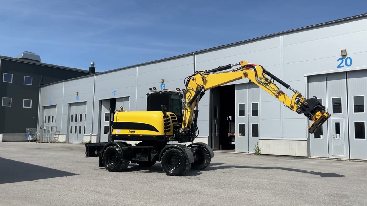 Hjulgrävare Yanmar B95W - Tiltrotator -2019