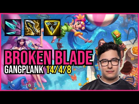 BROKEN BLADE - GANGPLANK vs. JAX Top | EUW MASTER | PATCH 11.2