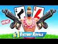 *NEW* DRUM SHOTGUN! *21* Card Game Mode! in Fortnite