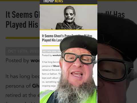 Did Ghost’s Papa Emeritus IV play his last show?