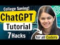 ChatGPT Tutorial For All College Students Coders