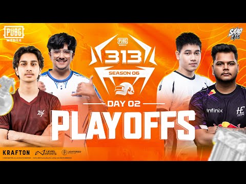 PUBGM 313 SEASON 6 | PLAYOFFS DAY - 2 | LAST CHANCE! - #4T #DRS #APG #ASI8 #HORAA #DK #AE