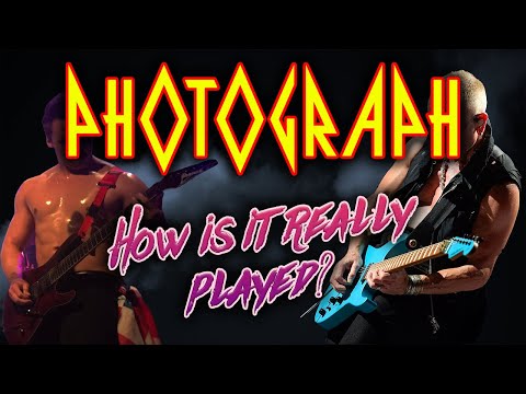 DEFINITIVE DEF LEPPARD: PHOTOGRAPH - How is it really played?