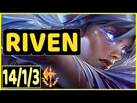 DOINB (RIVEN) vs RYZE - QUADRAKILL 14/1/3 KDA MID GAMEPLAY - KR Ranked GRANDMASTER