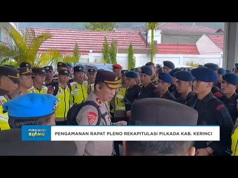 RAPAT PLENO REKAPITULASI HASIL PILKADA KPU KAB. KERINCI