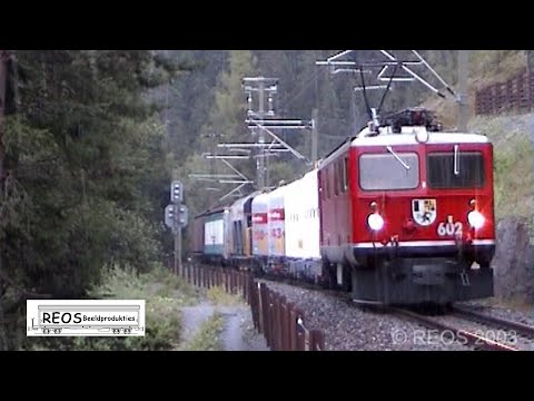 2003 [SDw] RhB Rheinschlucht 3 of 4 - Swiss Grand Canyon CLASSIC RhB in Action.