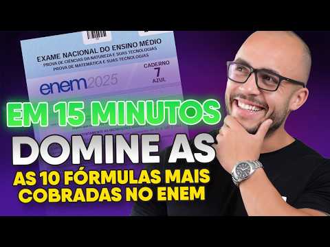 THE MAIN ENEM MATHEMATICS FORMULAS IN 15 MINUTES | QUICK GUIDE [PART 1]