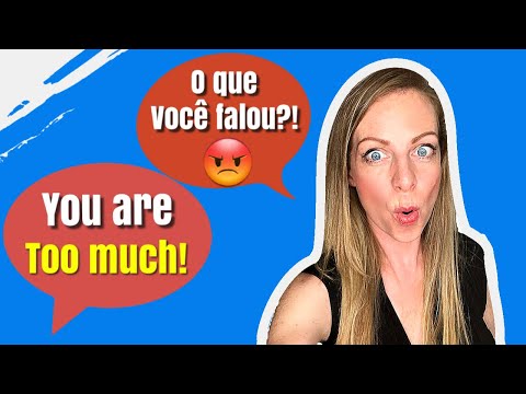 Não diga "You are too much!" Como usar "so" e "too" corretamente!