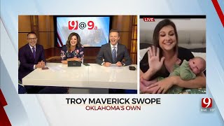 WATCH: Lacey And Baby Swope Join News 9 This Morning