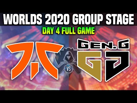 FNC vs GEN Worlds 2020 GROUPS STAGE Day 4 - FNATIC vs GENG Worlds 2020 GROUPS STAGE D4