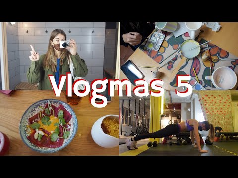 VLOGMAS 5 – A very therapeutic afternoon